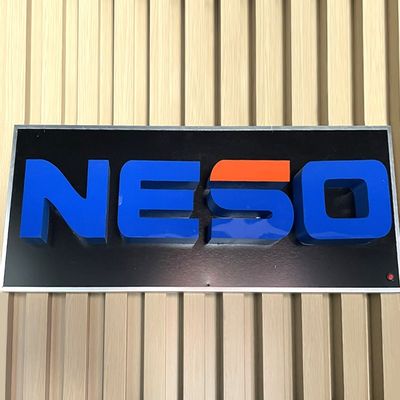 Akrylwerbung 3D Led Plastik Leuchtzeichen für Frontlicht Wort Logo Zeichen
