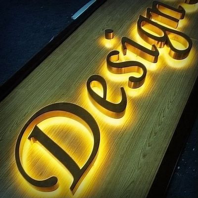 LED-Streifen Lichtquelle individuell angepasste Größe Metall Schnee 3D Hintergrundbeleuchtung Buchstaben für Innenwerbung