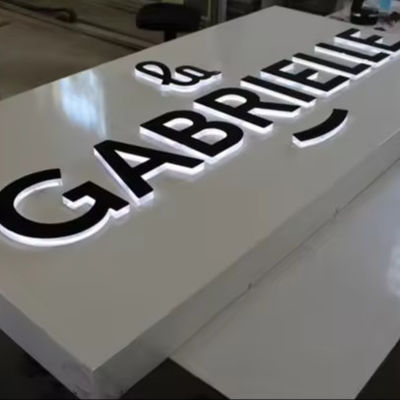 Akryl-LED-Hintergrundbeleuchtung Rishang Light Letter Box Beschilderung für Innen- und Außenwerbung