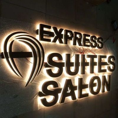 Custom Led Outdoor und Indoor Schilder Geschäft mit Werbung Schnee Zurück beleuchtet Logo Acryl