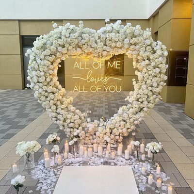 Plug-Powered Custom Neon Marquee Licht Up Briefe für Hochzeitsfeier Willst du mich heiraten