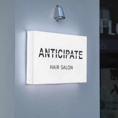 Customized Round Acrylic Vakuum Blisters Led 3D Briefe Außenlichtbox für den Außenbereich