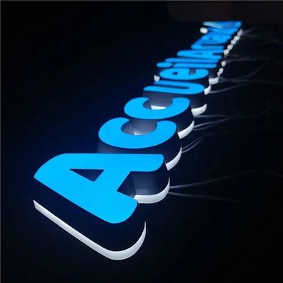 50.000 Arbeitsstunden lebenslang auffälliges 3D-LED-Harz Acryl-Café-Laden-Schild
