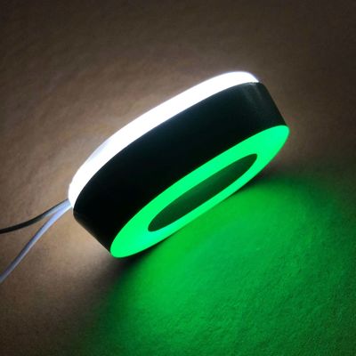 50.000 Arbeitsstunden lebenslang auffälliges 3D-LED-Harz Acryl-Café-Laden-Schild