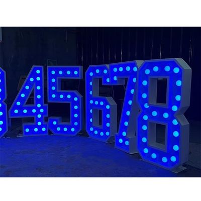 Customized Größe Edelstahl LED Marquee Briefe für Outdoor-Hochzeitsfeier Anzeige