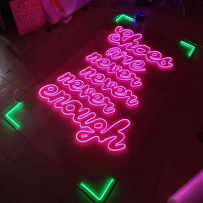 Custom LED Neon Schild Party Geburtstagsgeschenke Für Wand Rosa Zimmer Dekor Glückliches Geburtstag Neon Bar Schilder