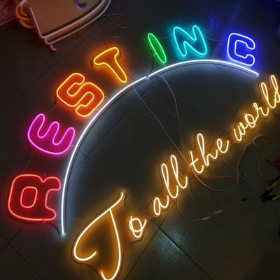Custom LED Neon Schild Party Geburtstagsgeschenke Für Wand Rosa Zimmer Dekor Glückliches Geburtstag Neon Bar Schilder