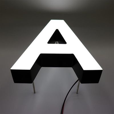 Anpassungsgröße 3D-Acrylbuchstaben Led-Beleuchtungsschild für Outdoor-Geschäftslogo