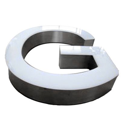 Anpassungsgröße 3D-Acrylbuchstaben Led-Beleuchtungsschild für Outdoor-Geschäftslogo