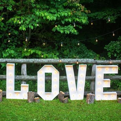 28 C Custom Light Marquee Sign LED Tisch Marquee Briefe Liebe Hochzeit Nummern Glühbirne