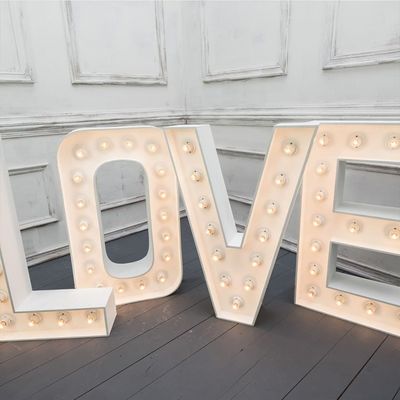 28 C Custom Light Marquee Sign LED Tisch Marquee Briefe Liebe Hochzeit Nummern Glühbirne