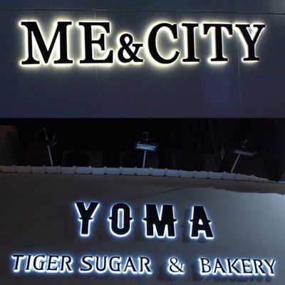 50000 Arbeitsstunden Lebensdauer Custom Mall Signage 3D Acrylic LED Licht Schild für Hochzeit