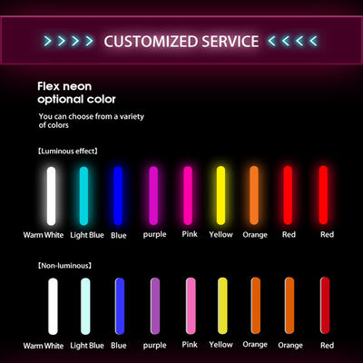 Custom Store Logo Name Neon-Schild Briefe Außen angepasste Größe Led Neon-Lichtschild