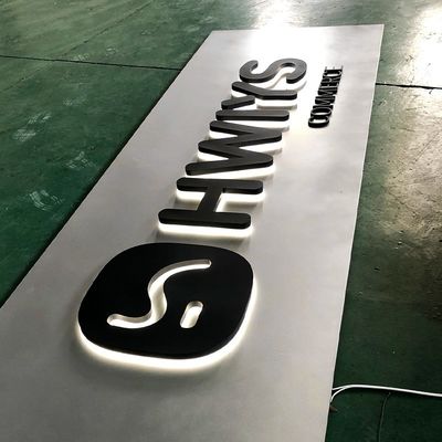 Werbung Eingangsspannung 12 V Led Beleuchtete Logo-Schilder Nachgrundbeleuchtung Briefschilder 3D-Briefe Led-Schildlicht