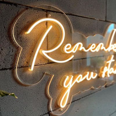 Teegrüner kundenspezifischer Wandgehänger Neon-Schild Licht USB/Batteriebetrieb Geburtstagsgeschenk Wandkunst Led Neon Nachtlicht