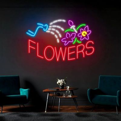 Teegrüner kundenspezifischer Wandgehänger Neon-Schild Licht USB/Batteriebetrieb Geburtstagsgeschenk Wandkunst Led Neon Nachtlicht