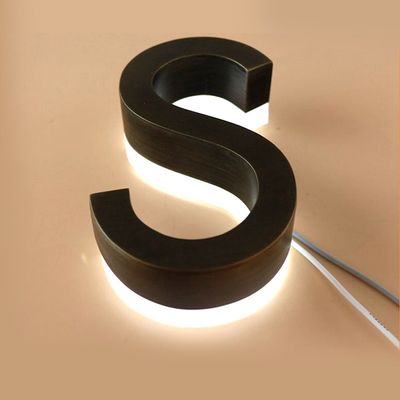 LED-Module beleuchten für Ihr Unternehmen benutzerdefinierte Buchstaben und Logos aus Edelstahl