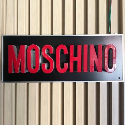 Akrylwerbung 3D Led Plastik Leuchtzeichen für Frontlicht Wort Logo Zeichen