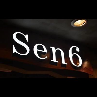Akrylwerbung 3D Led Plastik Leuchtzeichen für Frontlicht Wort Logo Zeichen