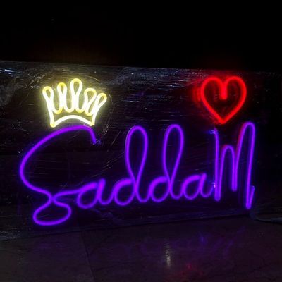 12V Custom Logo Hochzeit Acryl Neon Licht Schild ideal für Büro Dekoration in Geschäften
