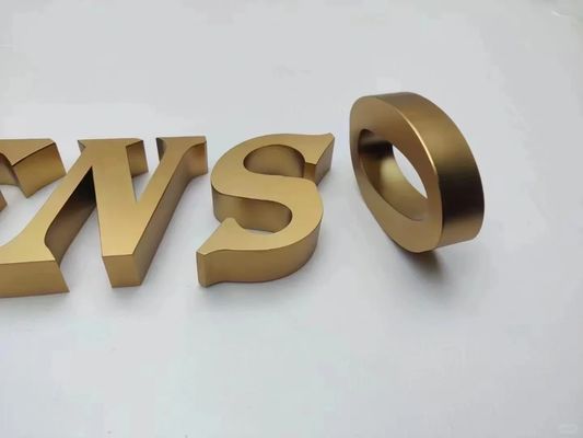Gold Werbung 3D LED Elektronische Schilder für Geschäfte Logo Lichtbrett Anzeige Promotion