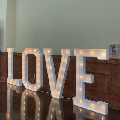 Heiratsantrag Neon-Schild Markiß Licht Briefe Dekoration