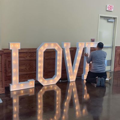 Heiratsantrag Neon-Schild Markiß Licht Briefe Dekoration