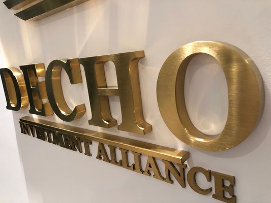Custom Outdoor Metal Werbung LED-Schilder für die Werbung des Shop-Logos