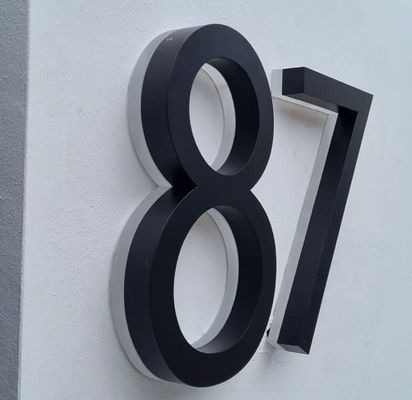 Außenschilder Custom 3d Logo Hintergrundbeleuchtung Licht Schild für Unternehmen Beleuchtung Werbung
