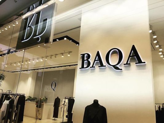 Custom Metal Outdoor Illuminated 3D Signage mit professionellem Hintergrundlicht