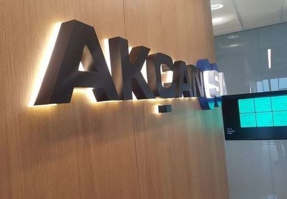 Custom Metal Outdoor Illuminated 3D Signage mit professionellem Hintergrundlicht