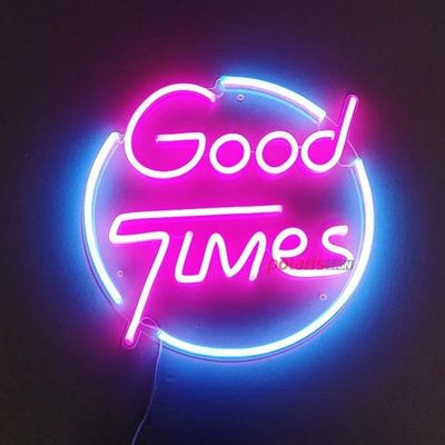 Business-Werbebrett Neonlicht Custom Logo Sign Good Times Drop Shipping Hochzeit