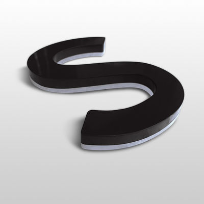 Home 3D-LED-Briefbrett mit umgekehrt beleuchtetem Kanal und Acrylmaterialdesign