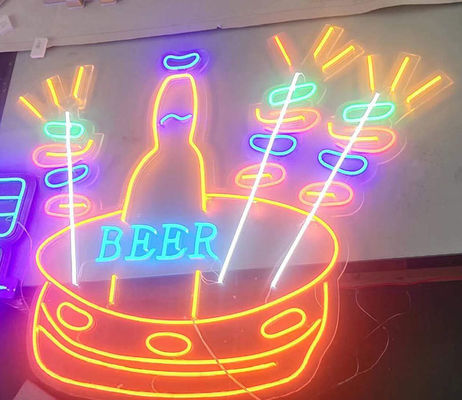 Shop Dekor Ein Muss für Innenarchitektur Neon-Tischschild mit hellem Neonlicht
