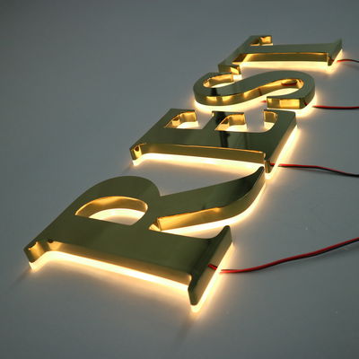 LED-Streifen Lichtquelle Custom Metal Storefront Außenfront 3D-Shop-Geschäftsschilder