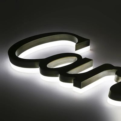 Innen-Außen-Acrylschilder mit Hintergrundbeleuchtung Schild mit Stecker-Stromversorgung