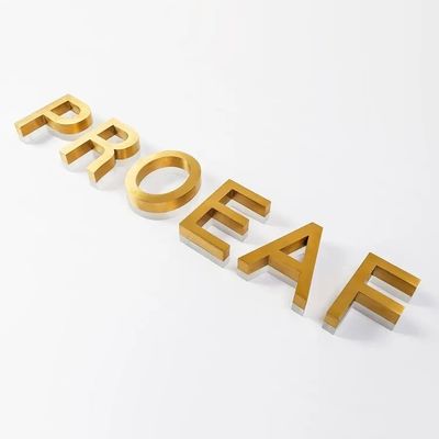 Custom Business Shop Außenwand hängende Acryl-Logo-Schildertafel für Unternehmen