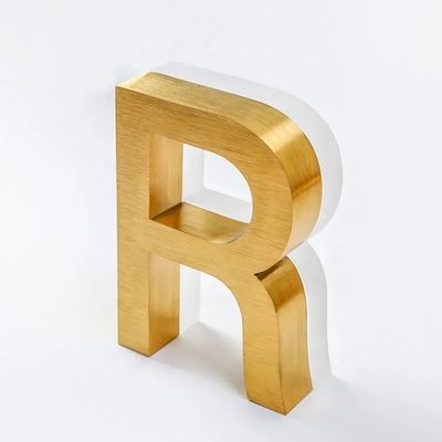 Custom Business Shop Außenwand hängende Acryl-Logo-Schildertafel für Unternehmen