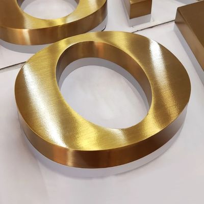Kleine Buchstaben Logo 3D Acryl Business Signage für Büro und Geschäft 12V Eingangsspannung