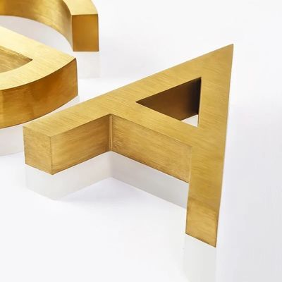 Customized Led Letter Signage 3D-Metall aus Edelstahl