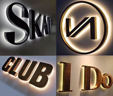 Custom Letter Signage Acrylic Hotel Indoor Sign And Led Outdoor 3D Signage für Krankenhäuser