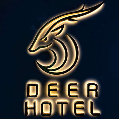 Custom Letter Signage Acrylic Hotel Indoor Sign And Led Outdoor 3D Signage für Krankenhäuser