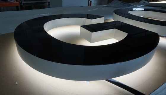 Innenbeleuchtete Schilder Außenwerbeanzeigen mit 3D-LED