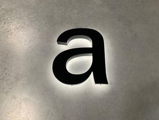 12V-Hintergrundbeleuchtung LED-Edelstahlbriefe für Geschäfte Büro Einkaufszentrum Acryl-Metallschilder