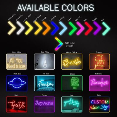 Acryl gelbe Kamera Versand Custom Logo Neon Licht Hochzeitsschild Schnee Business Logo