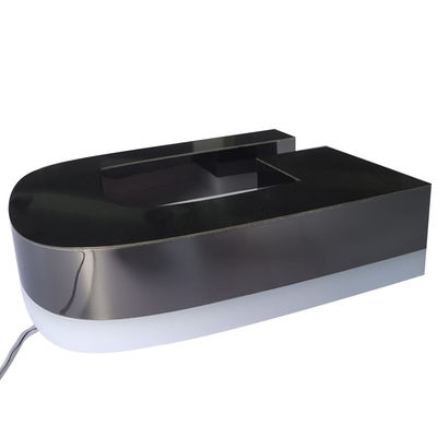 LED-Lichtquelle Edelstahl Goldfarbe Hintergrundbeleuchtung Briefzeichen