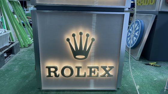 Custom Edelstahl Hintergrundbeleuchtung Led Kanal Buchstaben 3D Metall Licht Schild Logo für Hotelschilder