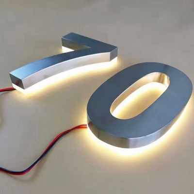 Büro-LED-Beleuchtungsschild Custom LED-Hintergrundbeleuchtung Briefschild für Beleuchtungslogo
